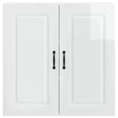 vidaXL Mosogatógép panel Kalmar Magas Fényű Fehér 80 x 31 x 80 cm
