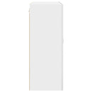 vidaXL Fali konyhaszekrény Magas Fényű Fehér 80 x 31 x 80 cm Faanyag