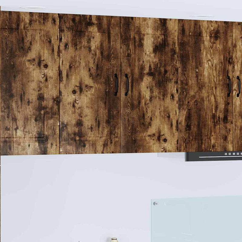 vidaXL Fali konyhaszekrény Füstölt tölgy 80 x 31 x 80 cm Faanyag