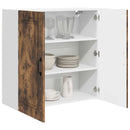 vidaXL Mosogatógép panel Kalmar Füstölt tölgy 80 x 31 x 80 cm Faanyag