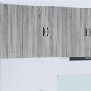 vidaXL Fali konyhaszekrény Szürke Sonoma 80 x 31 x 80 cm Faanyag