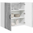 vidaXL Mosogatógép panel Kalmar Szürke Sonoma 80 x 31 x 80 cm Faanyag