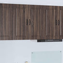 vidaXL Mosogatógép panel Kalmar Barna Tölgy 80 x 31 x 80 cm Faanyag