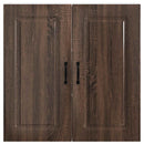 vidaXL Mosogatógép panel Kalmar Barna Tölgy 80 x 31 x 80 cm Faanyag