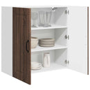 vidaXL Mosogatógép panel Kalmar Barna Tölgy 80 x 31 x 80 cm Faanyag