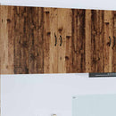 vidaXL Fali konyhaszekrény polcokkal Öreg fa 80 x 31 x 80 cm Faanyag