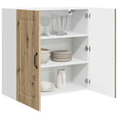 vidaXL Mosogatógép panel Kalmar Artisan tölgy 80 x 31 x 80 cm Faanyag