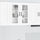 vidaXL Mosogatógép panel Kalmar Fehér 80 x 31 x 80 cm Faanyag