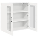 vidaXL Fali konyhaszekrény polcokkal Fehér 80 x 31 x 80 cm Faanyag