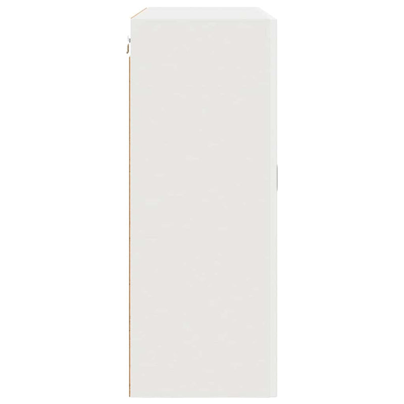 vidaXL Fali konyhaszekrény polcokkal Fehér 80 x 31 x 80 cm Faanyag