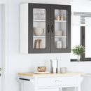 vidaXL Mosogatógép panel Kalmar Fekete 80 x 31 x 80 cm Faanyag
