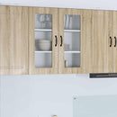 vidaXL Mosogatógép panel Kalmar Sonoma tölgy 80 x 31 x 80 cm Faanyag