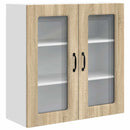 vidaXL Mosogatógép panel Kalmar Sonoma tölgy 80 x 31 x 80 cm Faanyag