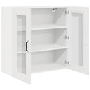 vidaXL Fali konyhaszekrény Magas Fényű Fehér 80 x 31 x 80 cm Faanyag