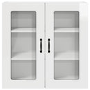 vidaXL Mosogatógép panel Kalmar Magas Fényű Fehér 80 x 31 x 80 cm