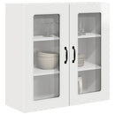 vidaXL Mosogatógép panel Kalmar Magas Fényű Fehér 80 x 31 x 80 cm