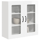 vidaXL Mosogatógép panel Kalmar Magas Fényű Fehér 80 x 31 x 80 cm