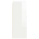 vidaXL Mosogatógép panel Kalmar Magas Fényű Fehér 80 x 31 x 80 cm