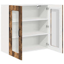 vidaXL Fali konyhaszekrény Füstölt tölgy 80 x 31 x 80 cm Faanyag