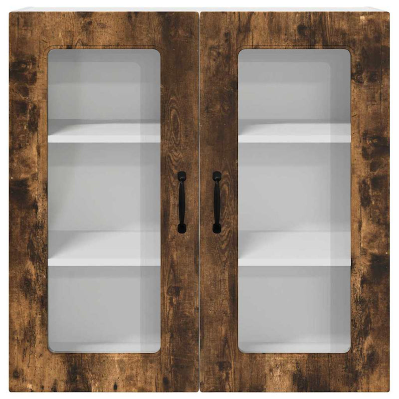 vidaXL Fali konyhaszekrény Füstölt tölgy 80 x 31 x 80 cm Faanyag