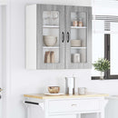 vidaXL Mosogatógép panel Kalmar Szürke Sonoma 80 x 31 x 80 cm Faanyag