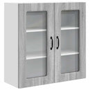 vidaXL Mosogatógép panel Kalmar Szürke Sonoma 80 x 31 x 80 cm Faanyag