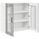 vidaXL Fali konyhaszekrény Szürke Sonoma 80 x 31 x 80 cm Faanyag