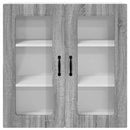 vidaXL Fali konyhaszekrény Szürke Sonoma 80 x 31 x 80 cm Faanyag