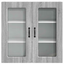 vidaXL Mosogatógép panel Kalmar Szürke Sonoma 80 x 31 x 80 cm Faanyag