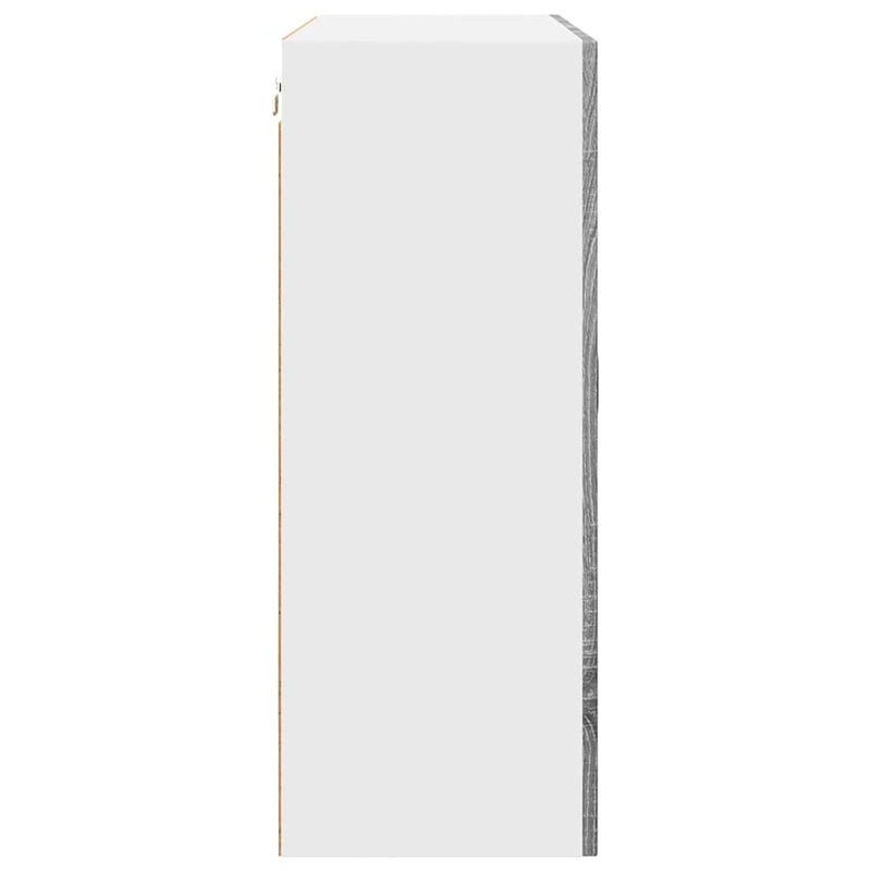 vidaXL Fali konyhaszekrény Szürke Sonoma 80 x 31 x 80 cm Faanyag