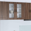 vidaXL Mosogatógép panel Kalmar Barna Tölgy 80 x 31 x 80 cm Faanyag