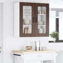 vidaXL Mosogatógép panel Kalmar Barna Tölgy 80 x 31 x 80 cm Faanyag