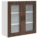 vidaXL Mosogatógép panel Kalmar Barna Tölgy 80 x 31 x 80 cm Faanyag