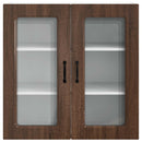vidaXL Mosogatógép panel Kalmar Barna Tölgy 80 x 31 x 80 cm Faanyag