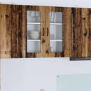 vidaXL Mosogatógép panel Kalmar Öreg fa 80 x 31 x 80 cm Faanyag