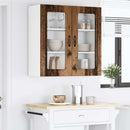 vidaXL Mosogatógép panel Kalmar Öreg fa 80 x 31 x 80 cm Faanyag