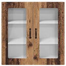 vidaXL Fali konyhaszekrény polcokkal Öreg fa 80 x 31 x 80 cm Faanyag