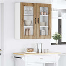 vidaXL Mosogatógép panel Kalmar Artisan tölgy 80 x 31 x 80 cm Faanyag