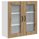 vidaXL Mosogatógép panel Kalmar Artisan tölgy 80 x 31 x 80 cm Faanyag