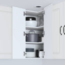 vidaXL Mosogatógép panel Kalmar Fehér 57 x 57 x 80 cm Faanyag