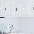 vidaXL Mosogatógép panel Kalmar Fehér 57 x 57 x 80 cm Faanyag