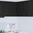 vidaXL Mosogatógép panel Kalmar Fekete 57 x 57 x 80 cm Faanyag