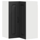 vidaXL Mosogatógép panel Kalmar Fekete 57 x 57 x 80 cm Faanyag
