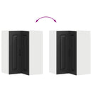 vidaXL Mosogatógép panel Kalmar Fekete 57 x 57 x 80 cm Faanyag