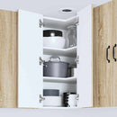 vidaXL Fali konyhaszekrény Sonoma tölgy 57 x 57 x 80 cm Faanyag