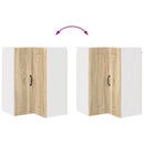 vidaXL Fali konyhaszekrény Sonoma tölgy 57 x 57 x 80 cm Faanyag