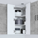 vidaXL Mosogatógép panel Kalmar Beton Szürke 57 x 57 x 80 cm Faanyag