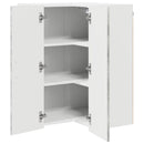 vidaXL Mosogatógép panel Kalmar Beton Szürke 57 x 57 x 80 cm Faanyag
