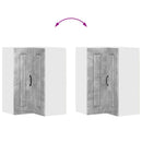vidaXL Mosogatógép panel Kalmar Beton Szürke 57 x 57 x 80 cm Faanyag