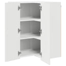 vidaXL Mosogatógép panel Kalmar Magas Fényű Fehér 57 x 57 x 80 cm